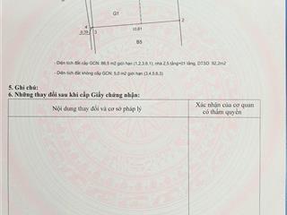 Soi bóng hồ đầm tròn trước nhà ô tô tránh, 93m2 mt8.1m 45 tỷ