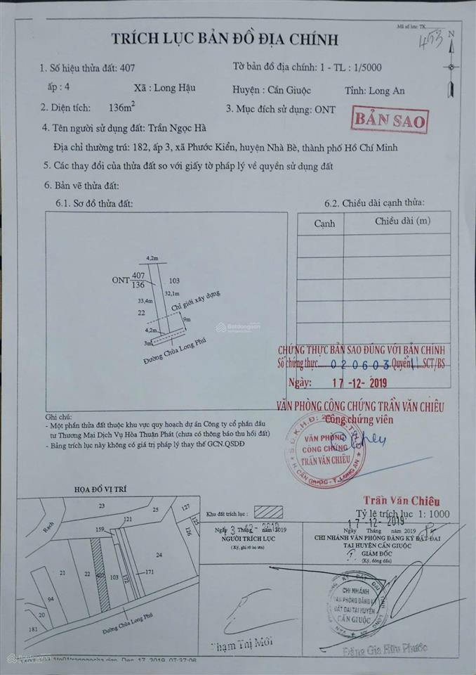 Bán nhà riêng tại tỉnh lộ 826c, 1,9 tỷ, 136m2, long hậu, cần giuộc