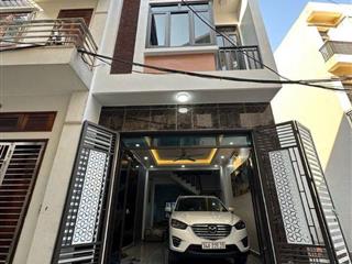 Bán căn nhà 3 tầng có gara oto ngõ phố Vũ Hựu, ph Thanh Bình, TP HD, 50m2, mt 4m, 3 ngủ