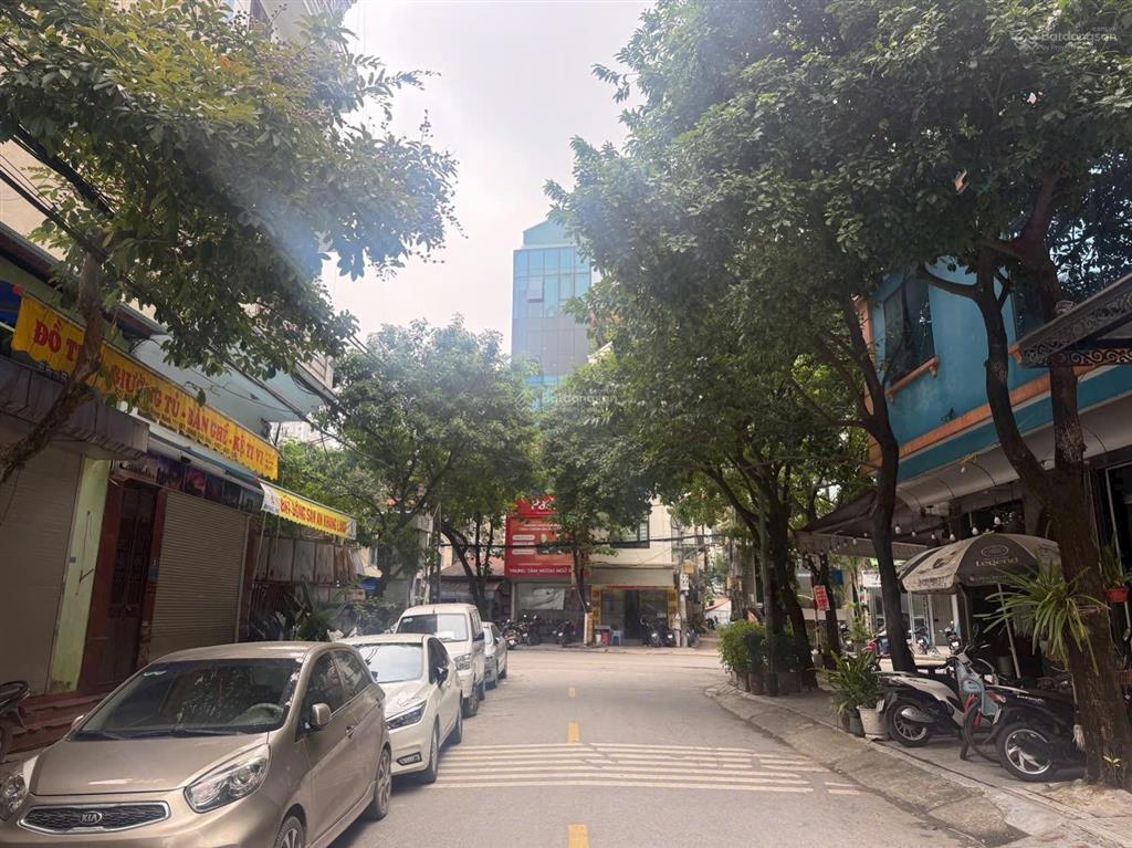45m  5 tầng  mt 4,5m  mặt phố trần đăng ninh  đoạn phố thông 3 ô tô tránh  vỉa hè 4m
