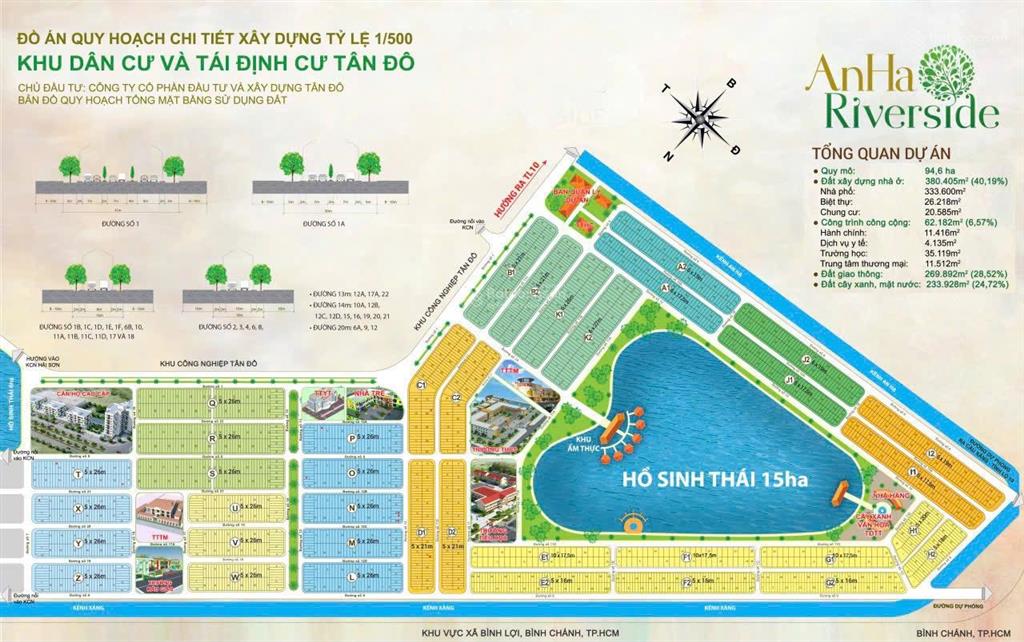 Chính chủ cần bán gấp 3 lô đất 5x26 trong kdc tân đô giá 1tỷ650 . nhận ký gửi mua bán .