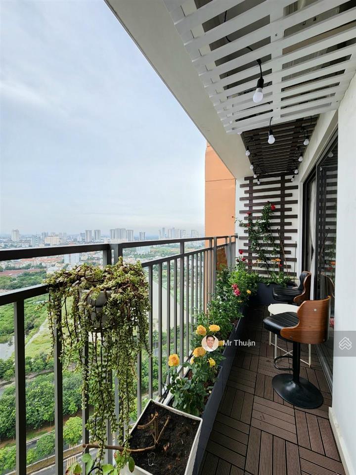 View sông, ban công đông nam, tầng trung, shr the sun avenue  76 m2 bán 7.25 tỷ