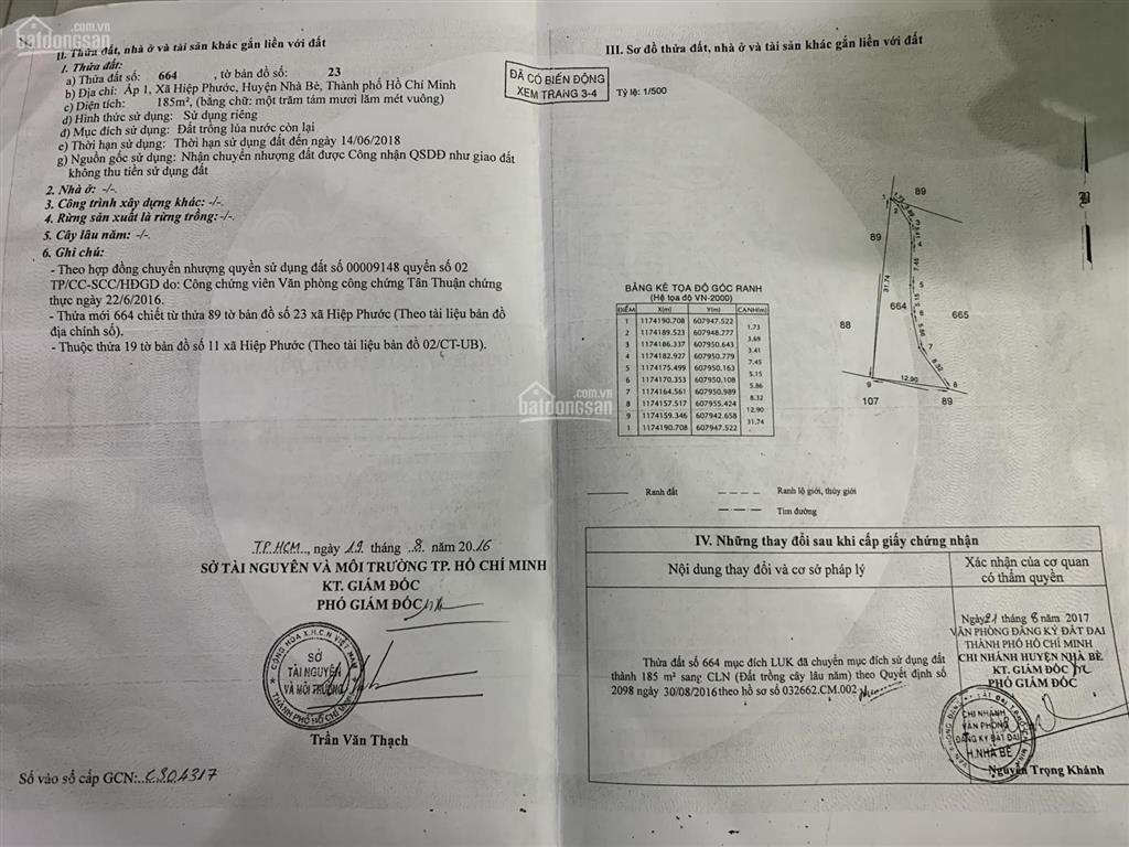Bán đất mặt tiền đường nguyễn văn tạo, xã hiệp phước, nhà bè, tphcm, dt 5500m2, giá 6 triệu/m2