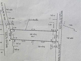Bán đất 2 mặt tiền xã hóc môn 7mx30m tách 2 lô mặt trước mặt sau 7x15 ra đường lê thị hà, song hành