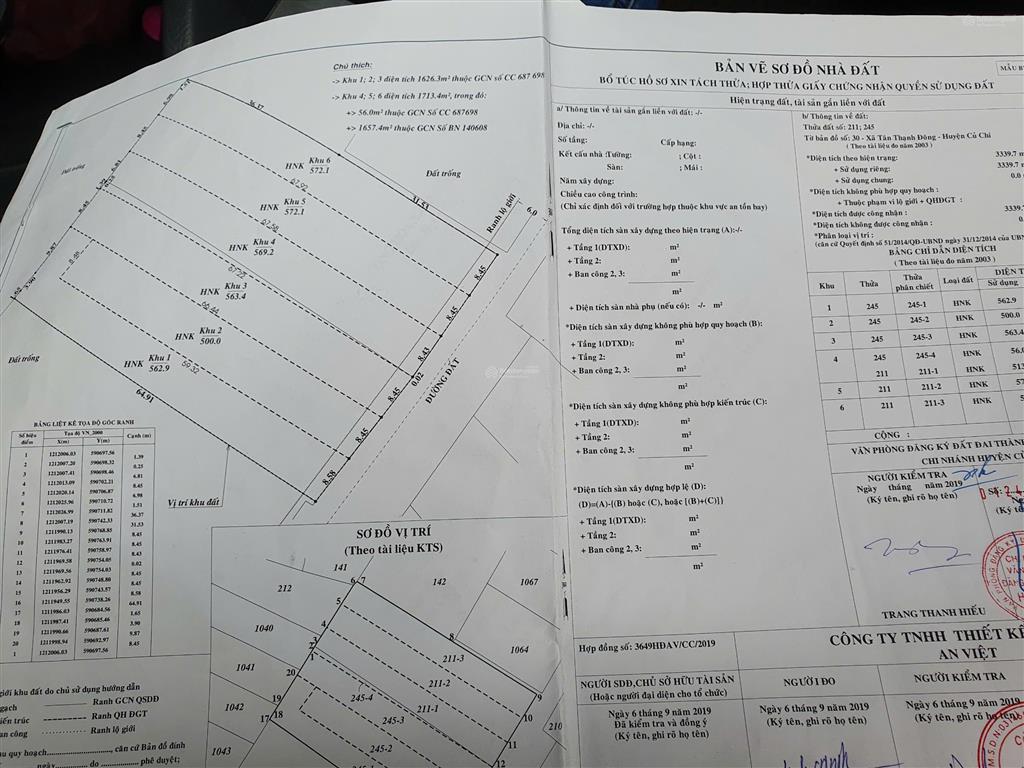 Mt nhựa 8.45mx67m đã san lấp 4 tr/m2 đất hnk xã tân thạnh đông, củ chi