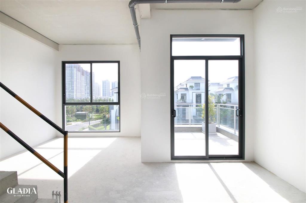 Biệt thự song lập gladia by the waters 9x20m  view sông đẹp, 3 mặt sân vườn, 44,6 tỷ