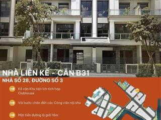 Gladia by the water b31  nhà phố 3 tầng 1 tum  gần clubhouse  giá 26 tỷ