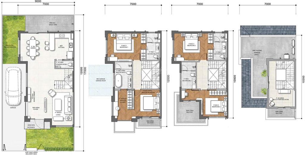 Bán biệt thự song lập gladia 153m², ngang 9m, đường 25m, gần công viên, 42 tỷ