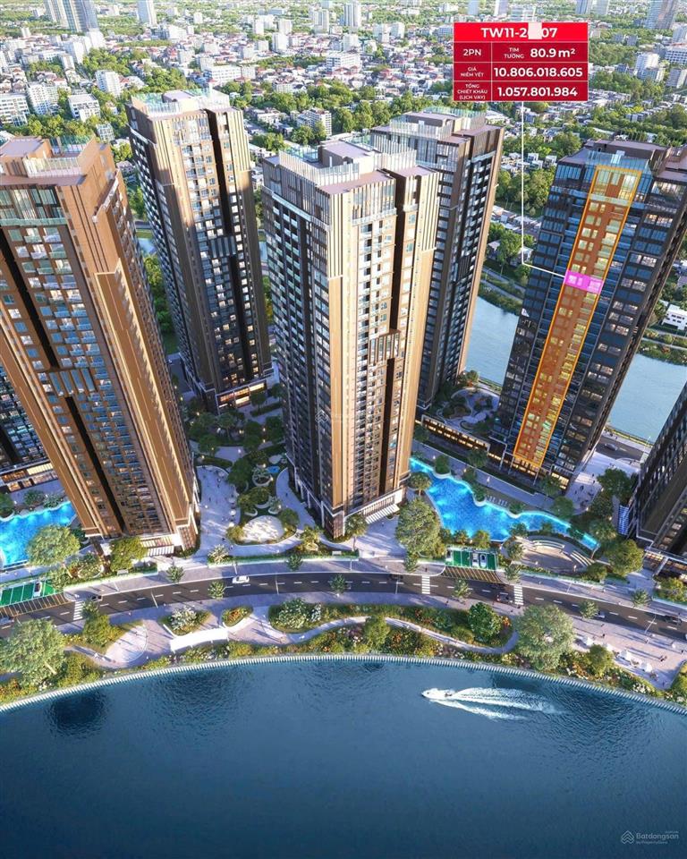 Sốc với tổng chiết khấu lên đến 2,1 tỷ khi sở hữu căn hộ 2pn the privé tầng 26 view sông & metro