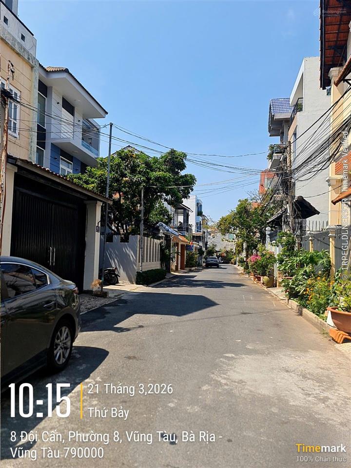 Chủ gửi bán đất hẻm oto tránh nhau gần biển 800m đường đội cấn p8 vũng tàu dt 116m2 giá 8.65 tỷ tl