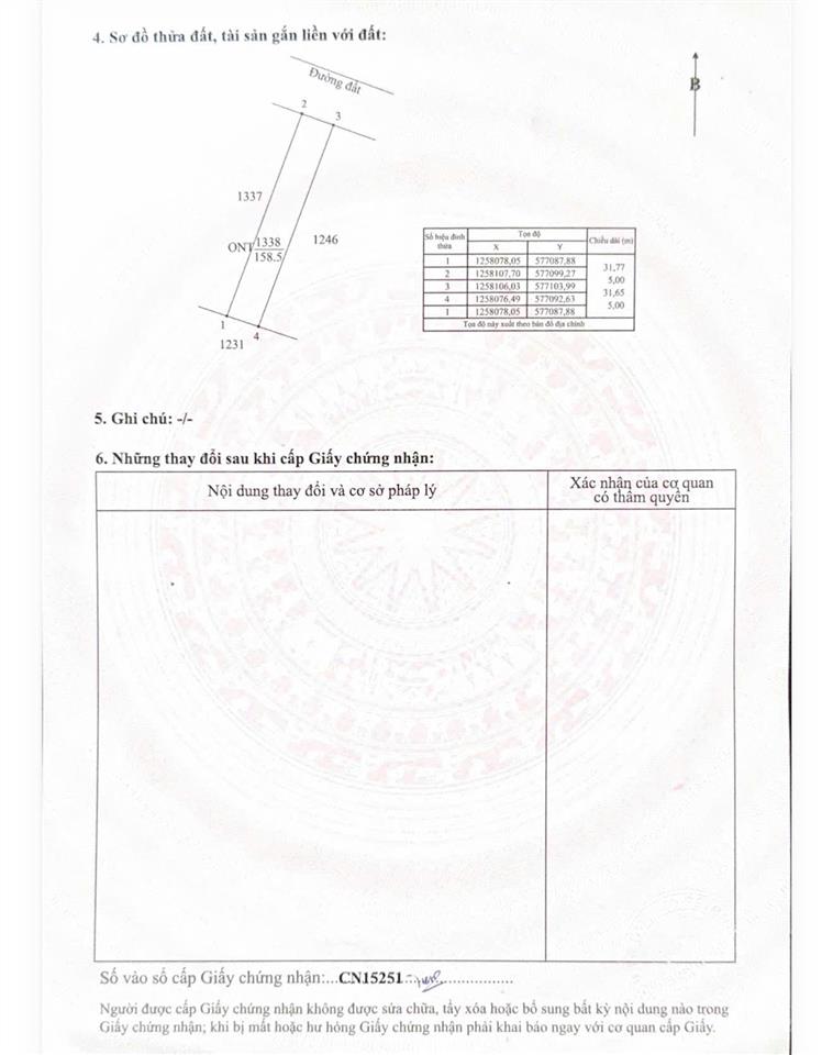 Bán đất suối đá, dương minh châu, tây ninh  159m² thổ cư, giá 299 triệu