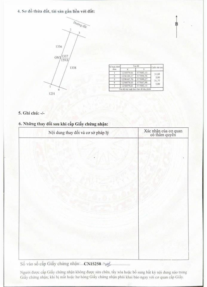 Bán đất suối đá, dương minh châu, tây ninh  159m² thổ cư, giá 299 triệu