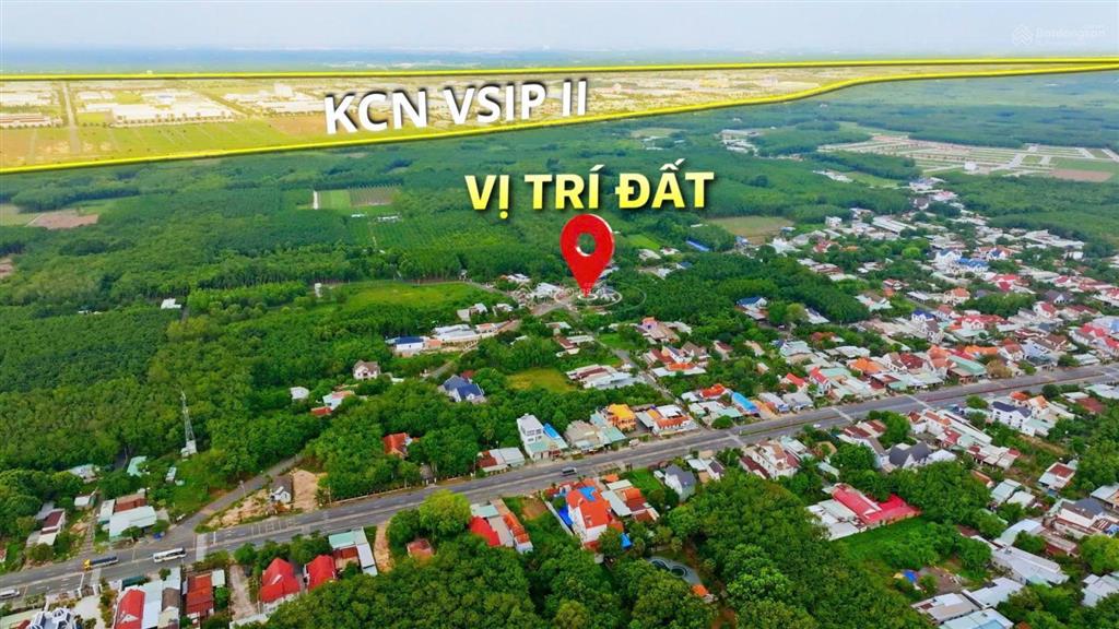 Đất chánh phú hòa  liền kề kcn vsip 2, diện tích 105m² (64m² thổ cư)  0981 338 ***