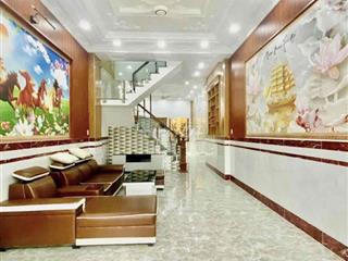 Cho Thuê Nhà DT 220m2 1Trệt 3Lầu 4Pn 3Wc Full Nội Thất Hẻm Xe Tải