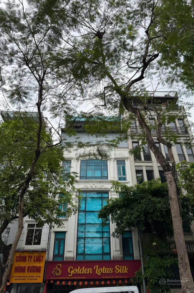 Bán nhà mặt phố siêu vip lê hồng phong  ba đình, 105m2, mặt tiền 6.5m chỉ 100 tỷ