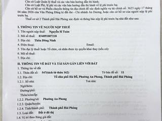 Thuế áp 13,2tr/m, liệu có bán được 14tr/m không. đất hà đậu 129,2m2, ô tô vào