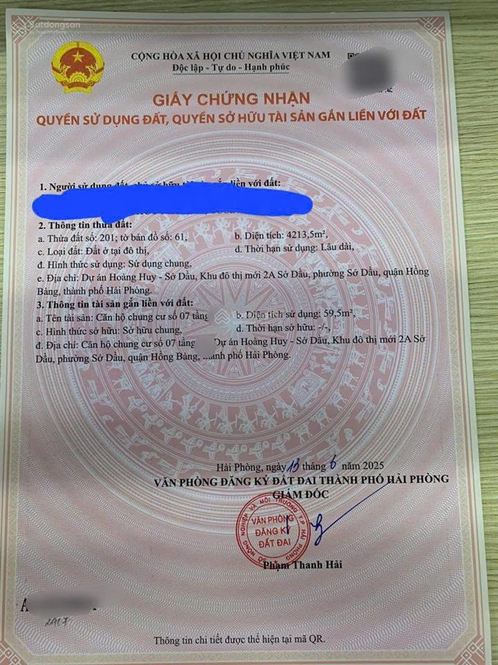 Bán căn 2pn full đồ giá 2.150 triệu đã có bìa tấng trung 2x chung cư hoàng huy grand sở dầu37 tầng