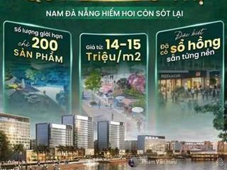 Duy nhất lô góc dt152 m2gía14 triệu/m2 đà nẵng rise city sát biển tam thanh 5p sẵn sổ công chứng