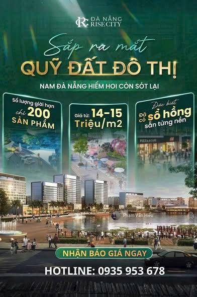 Bán lô đất trung tâm tam kỳ  đà nẵng gần khu hành chính, giá đầu tư chỉ từ 14tr/m² sổ hồng cc ngay