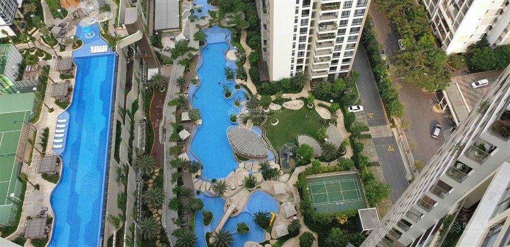 Estella heights 2pn 103m2 tầng cao, full nội thất, view 2 hồ bơi xanh mát đẹp mê ly.  0901 840 ***