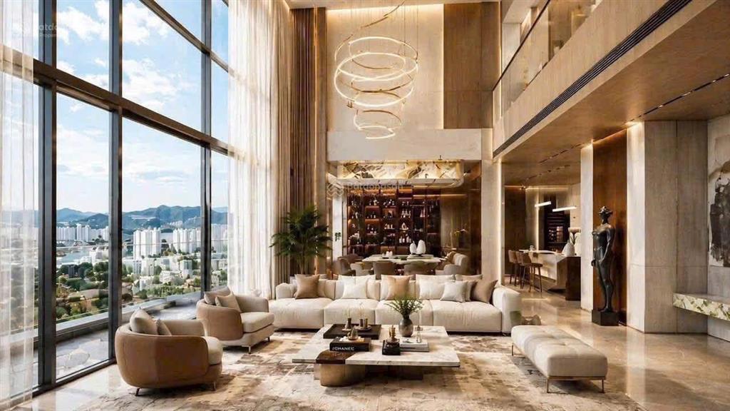 Sở hữu penthouse slight đẳng cấp  view ngắm pháo hoa từ phòng khách
