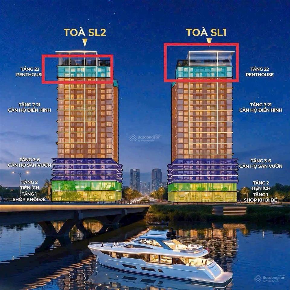 Sở hữu penthouse slight đẳng cấp  view ngắm pháo hoa từ phòng khách