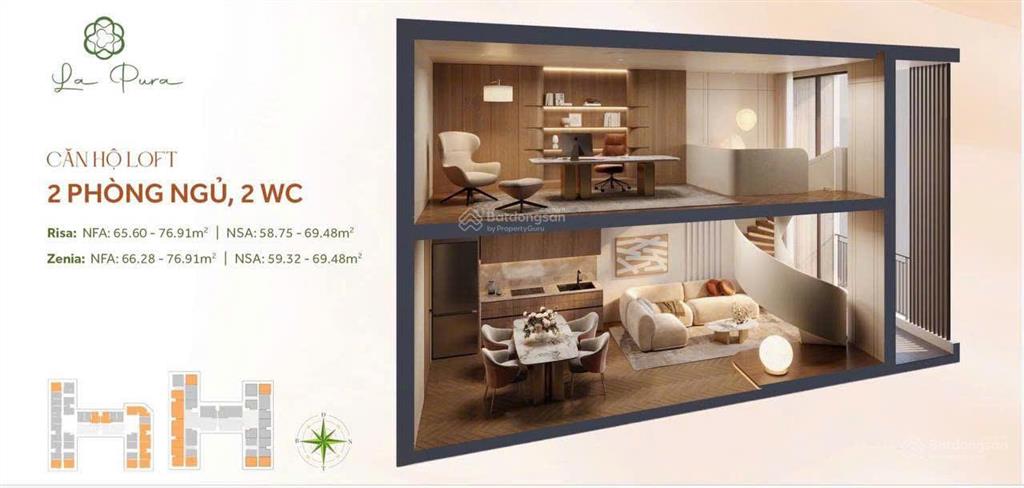 Căn hộ lofthouse trần cao 5.4m, mua được lời ngay, thanh toán 11% nhận nhà, giá gốc trực tiếp cđt