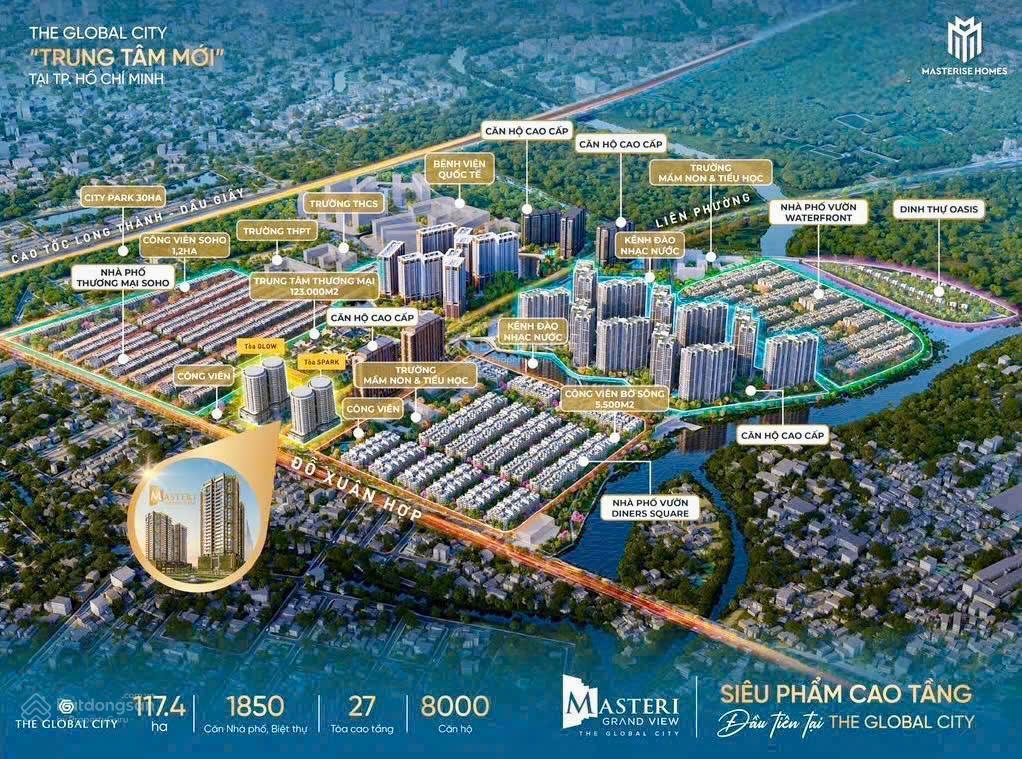 Shophouse khối đế masterise grand view, tài sản tạo dòng tiền khủng và giá trị gia tăng bền vững