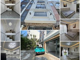 Nhà phố mới 100%, dtkv 4mx12,5m, vuông, 4 tầng, full nội thất, hẻm xe hơi khu vip nguyễn văn trỗi