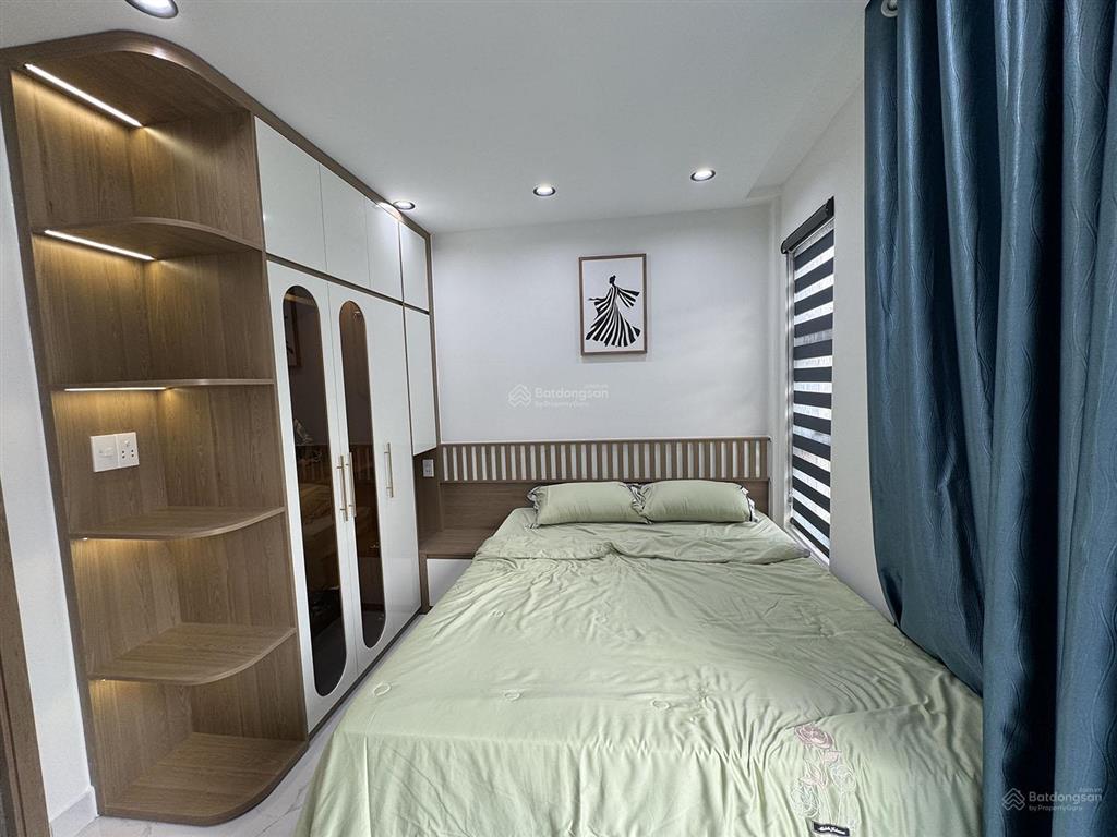 Biệt thự mini 3 lầu, t.kế tân cổ điển, full n.thất, hẻm ôtô cầm bá thước  cạnh phố ẩm thực pxlong