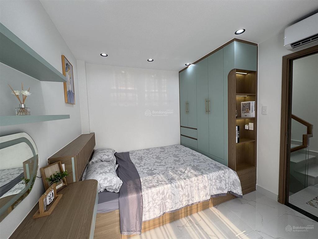 Biệt thự mini 3 lầu, t.kế tân cổ điển, full n.thất, hẻm ôtô cầm bá thước  cạnh phố ẩm thực pxlong