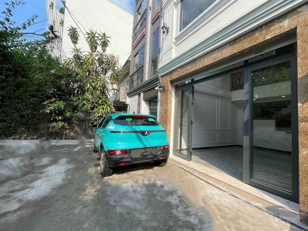 Nhà phố mới 100%, dtkv 4mx12,5m, vuông, 4 tầng, full nội thất, hẻm xe hơi khu vip nguyễn văn trỗi