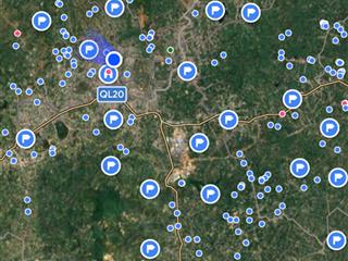 Nguyên lốc f0. thổ cư. shr. giá 1,5 đến 2,5 triệu/m2