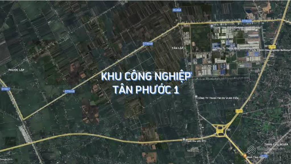 Đất mặt tiền full thổ cư thị trấn mỹ phước tỉnh lộ 867