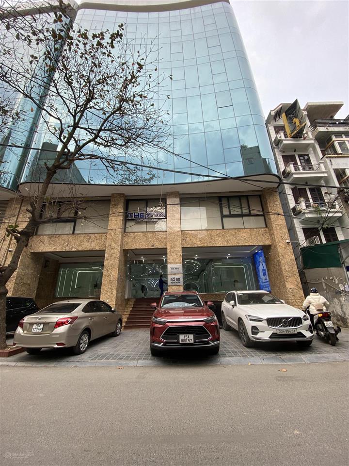 Anh hùng chủ nhà ở xa nhờ bán tòa vp, phố hoàng ngân, q. cầu giấy, dt 420m2 x 10 t, mt 17 m