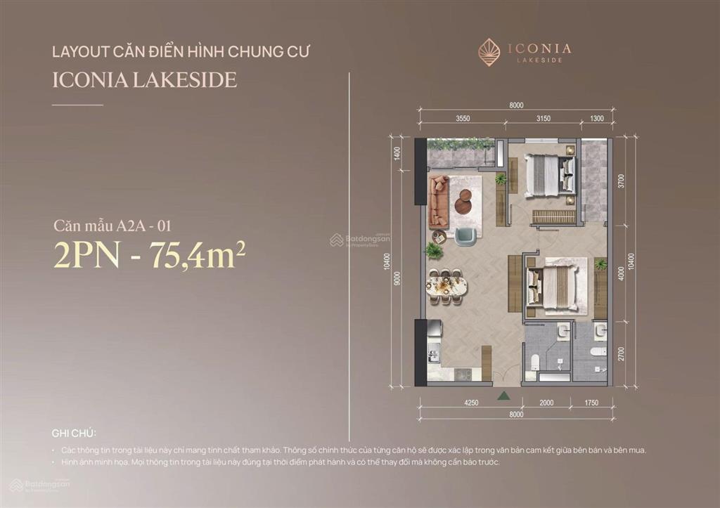 Căn 2 phòng ngủ tầng trung đơn giá rẻ siêu hiếm