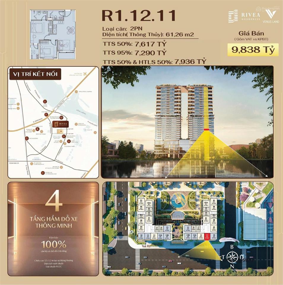 Căn 2 phòng ngủ giá chỉ từ 7.2 tỷ  10p di chuyển tới trung tâm phố cổ