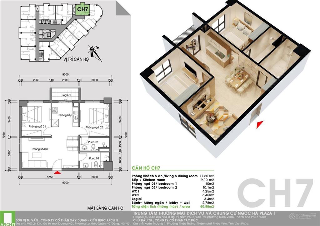 Bán chung cư ngọc hà diamond residence 70m2 nhận nhà ở ngay