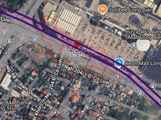 Đối diện aeon cổ linh. ga metro. gara 2 ô tô. 70m2 thiết kế 7 tầng thang máy thông sàn. view thoáng