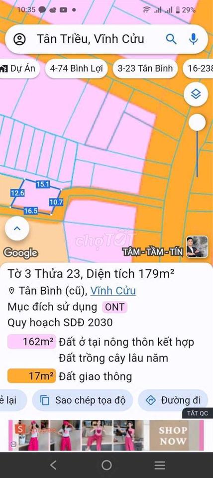 Nhà 179 m2 thổ cư phường Tân Triều
