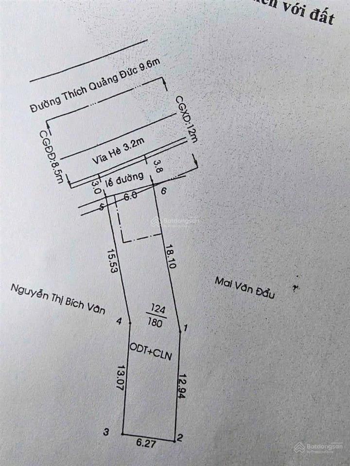 Ngợp giảm 3tỷ còn 13tỷ (giá cũ 16tỷ), mtkd thích quảng đức ngang 6x30m, thổ cư full  là lợi thế