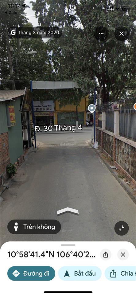Chính chủ bán đất 1/ đường 30/4 phú hòa. vị trí trung tâm đủ tiện ích. giá hiếm