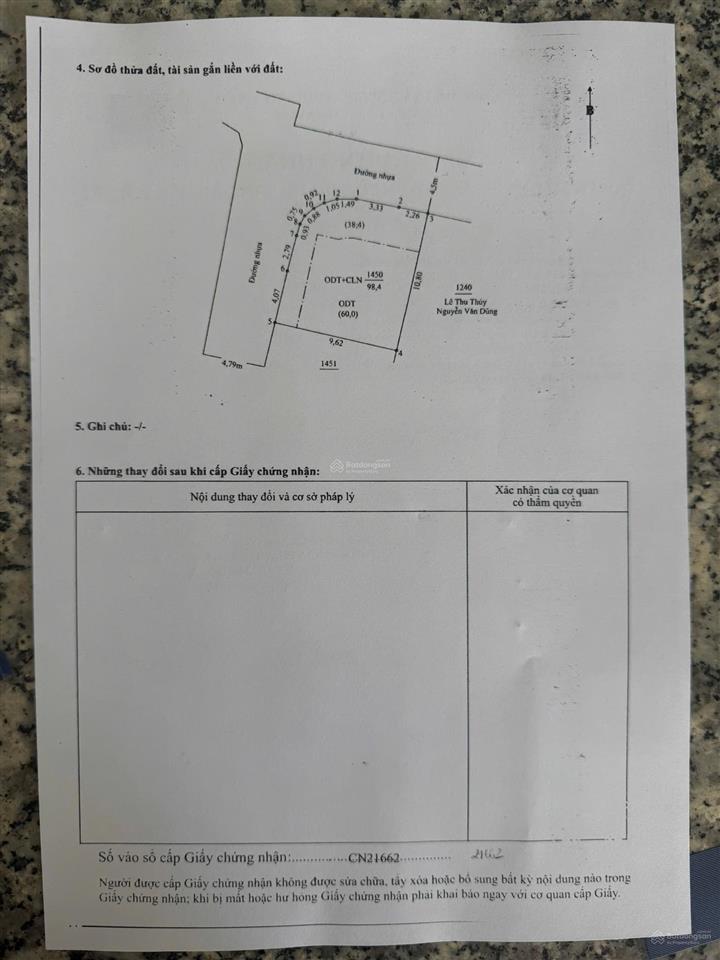 Chính chủ bán lô góc gần oto văn hiền hẻm 453 lê hồng phong. 98m2 giá hơn 3tỷ, đường nhựa thông.