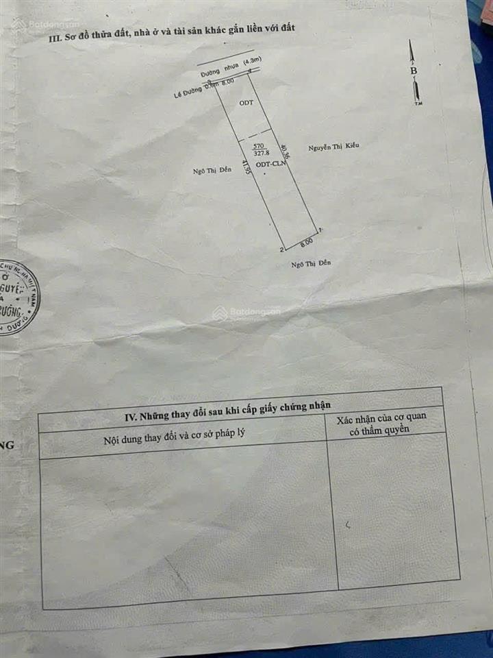 Bán đất gần trường học, 8x40, 4.9 tỷ, đường nhựa 4m thông, giá tốt so với thị trường