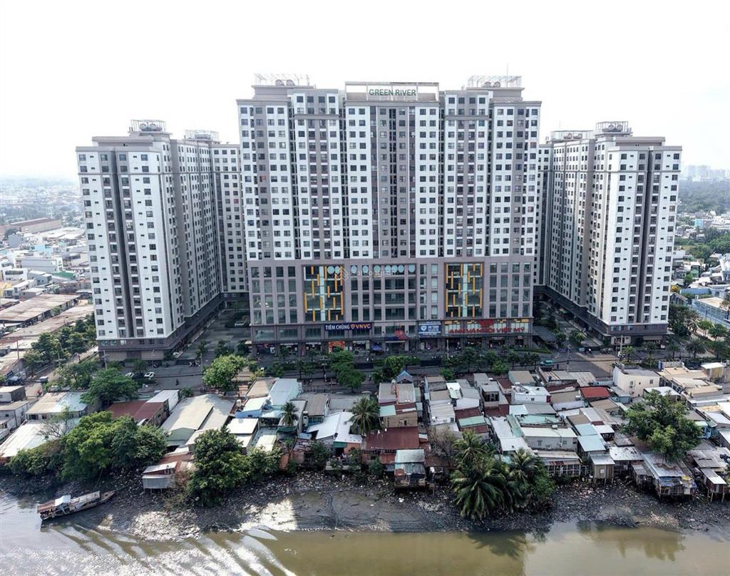 Bán căn chung cư green river quận 8  dt 70m2 view mát nhìn sông đẹp