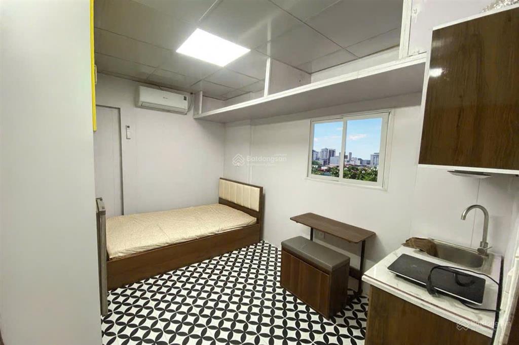 Phòng studio nhỏ xinh ngõ 41 thái hà, p601, full nội thất, có thang máy, sạch sẽ, pccc tiêu chuẩn