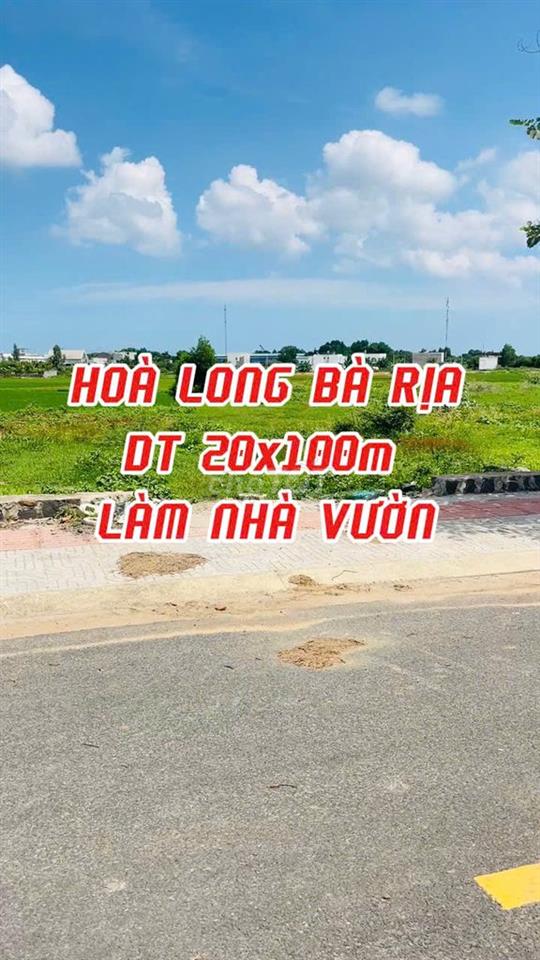 BÁN ĐẤT HÒA LONG BÀ RỊA VŨNG TÀU