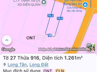 BẤN ĐẤT MẶT TIỀN LONG TÂN ĐẤT ĐỎ BÀ RỊA VŨNG TÀU