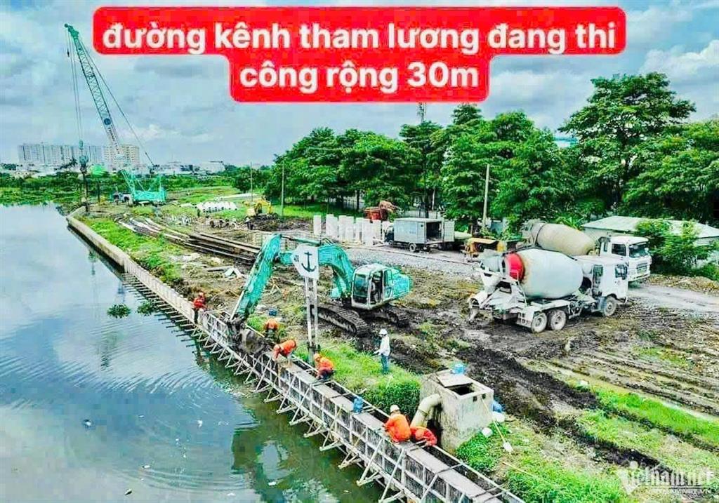 Bán đất mặt tiền đường ven sông vàm thuật, an phú đông, giá 14 tỷ