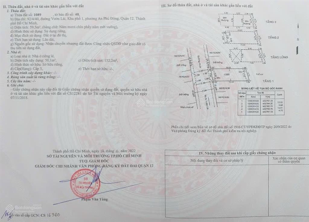 Cần bán nhà về đồng nai sống nên hạ giá thấp hẻm 92/4 đường vườn lài